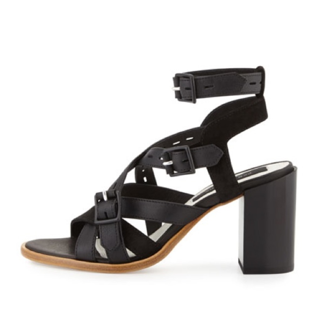 Rag & Bone Leith Leather City Sandal, Black